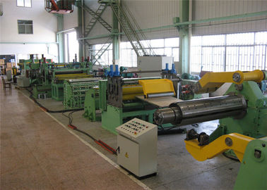 Center Cut Shear Steel Slitting Line 30 Tons Coils Weight Hydraulic Operated Knife Heads